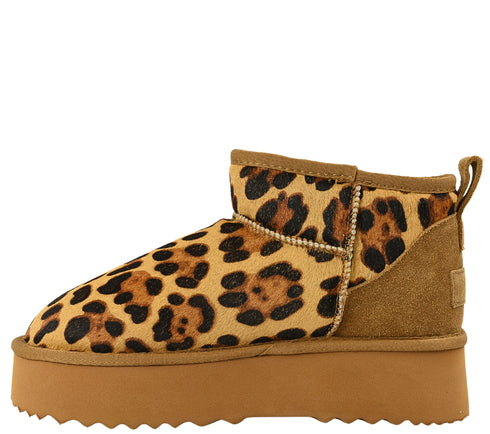 Ghete sport, dama, ANNA VIOTTI, D113-MORES, camel, piele intoarsa